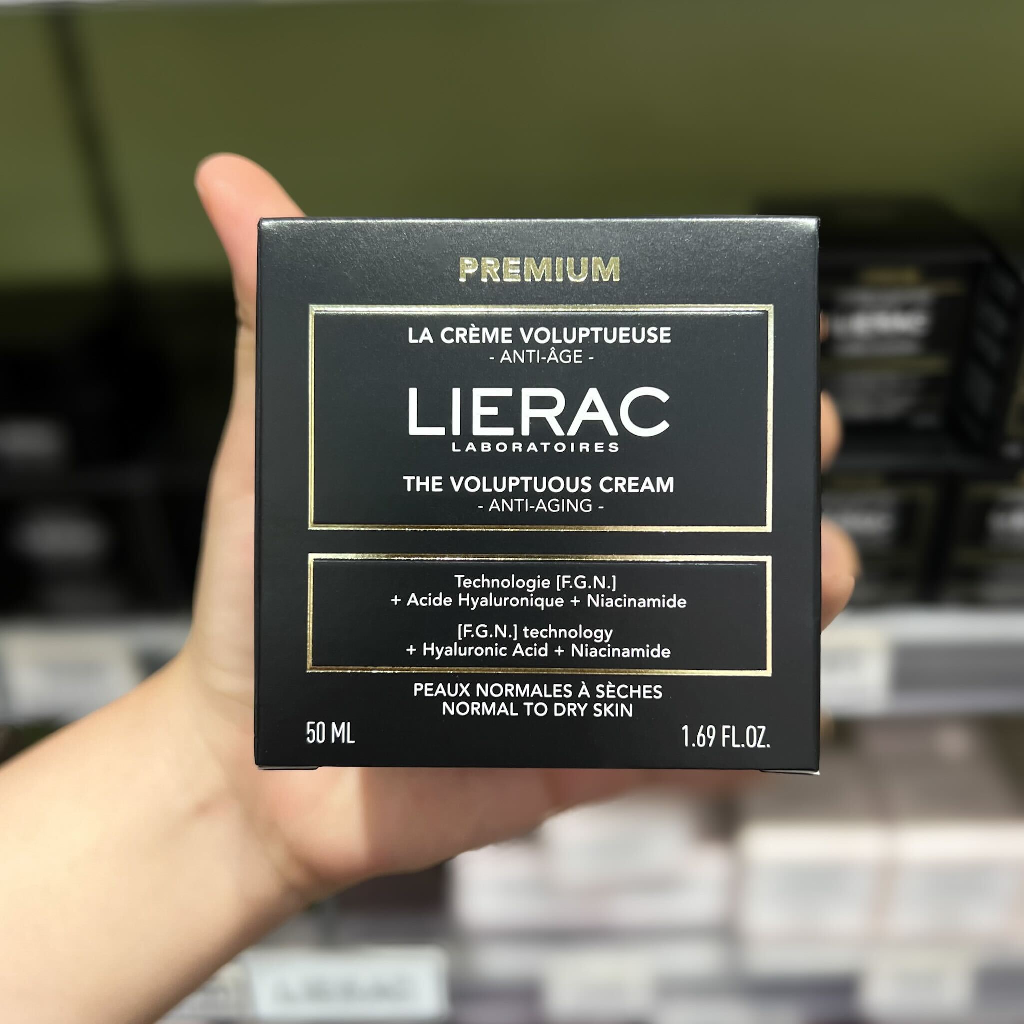 Premium, the Voluptuous cream Anti-Aging, Lierac LUXURY MADE IN FRANCE