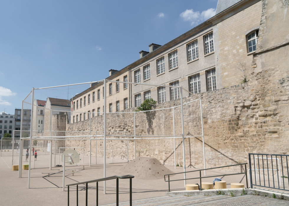 Historic walls of Paris