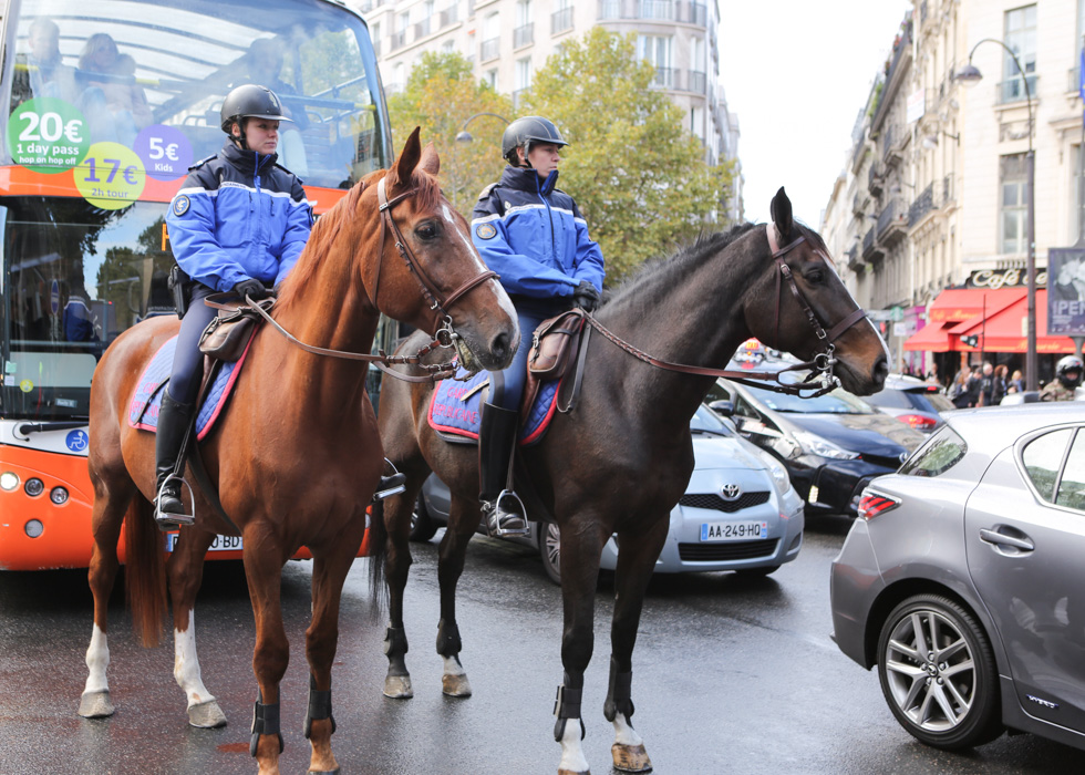 Paris horse police garde républicaine