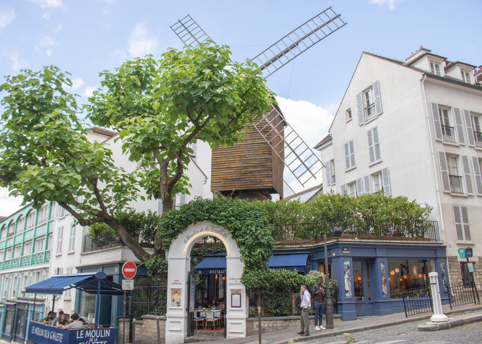 Paris Windmill Montmartre Moulin