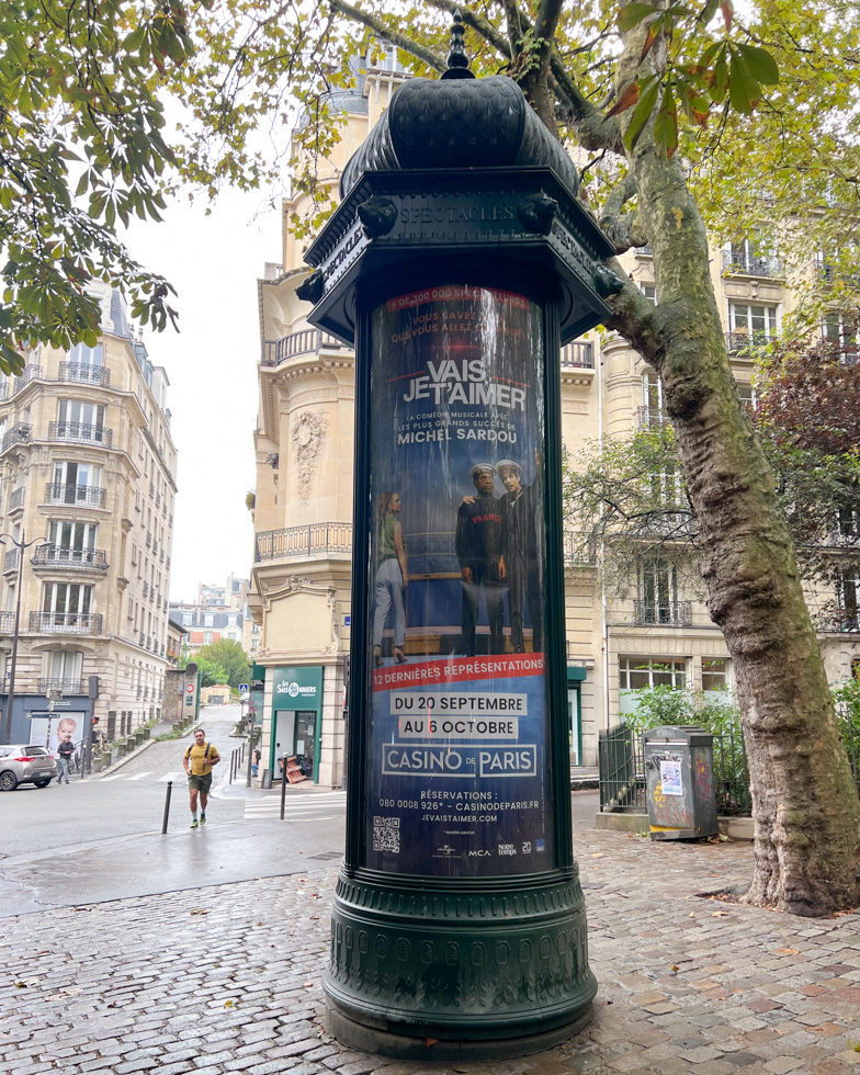 Paris Colonne Morris history