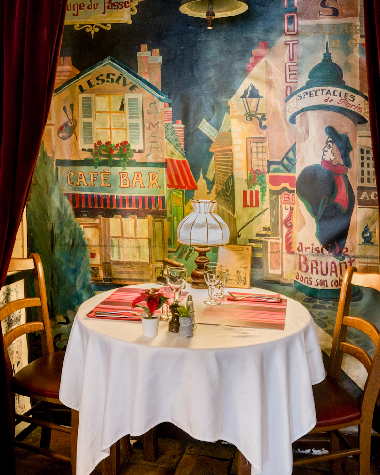 authentic Parisian restaurant