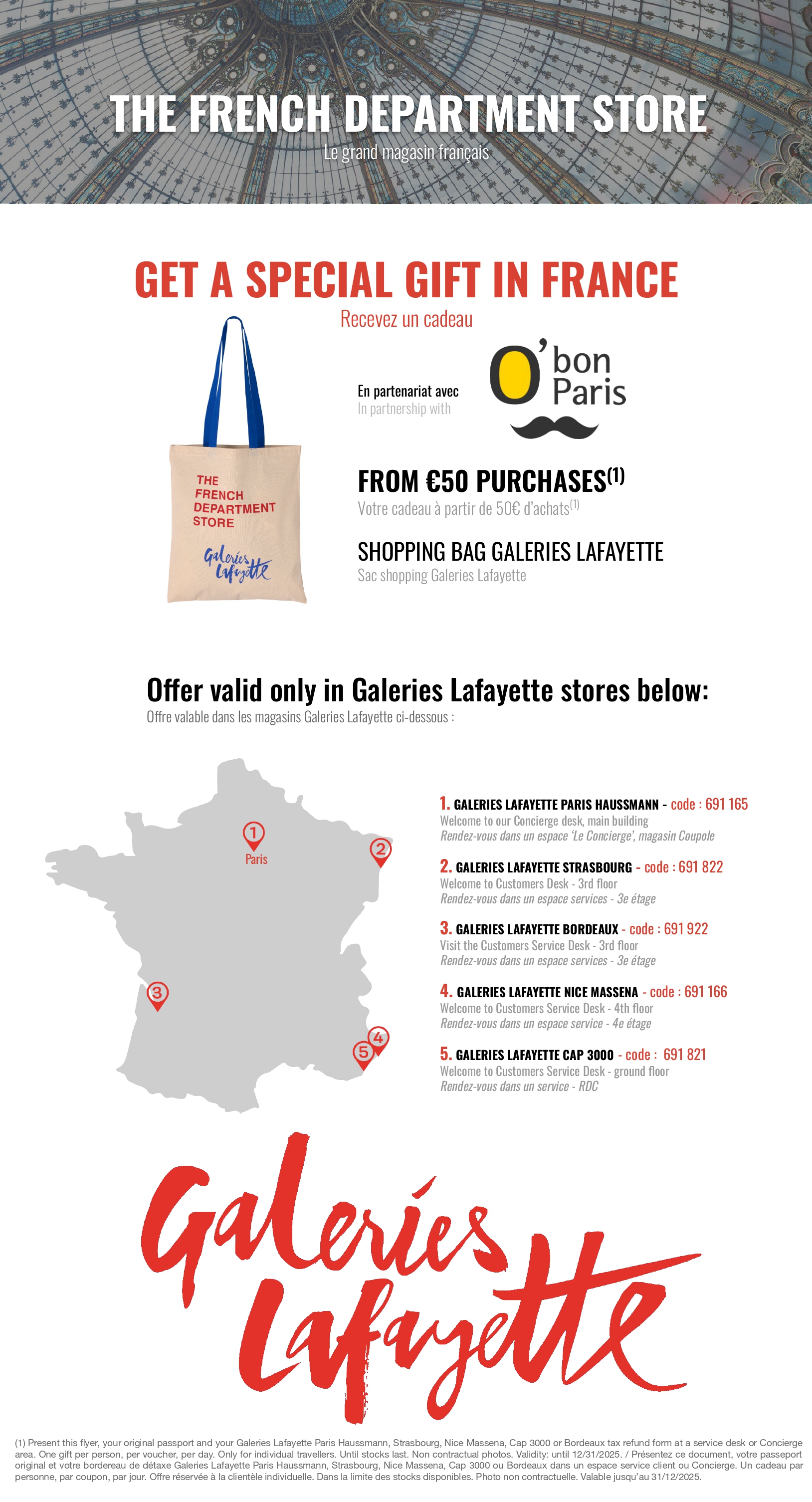 Galeries Lafayette coupon