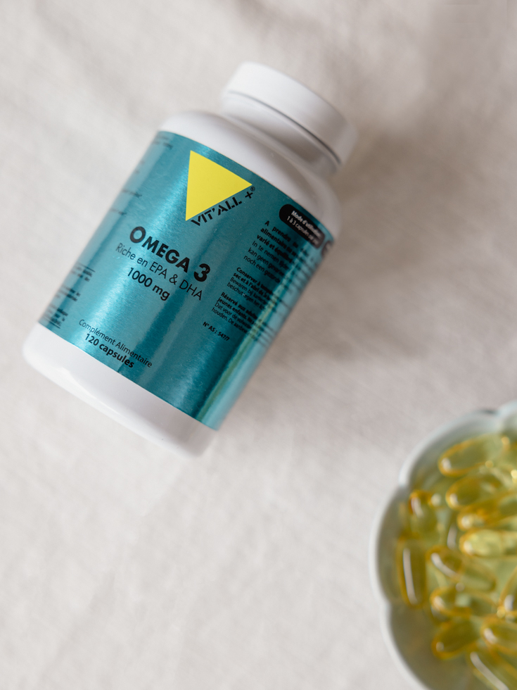 Omega 3 food supplement made in France