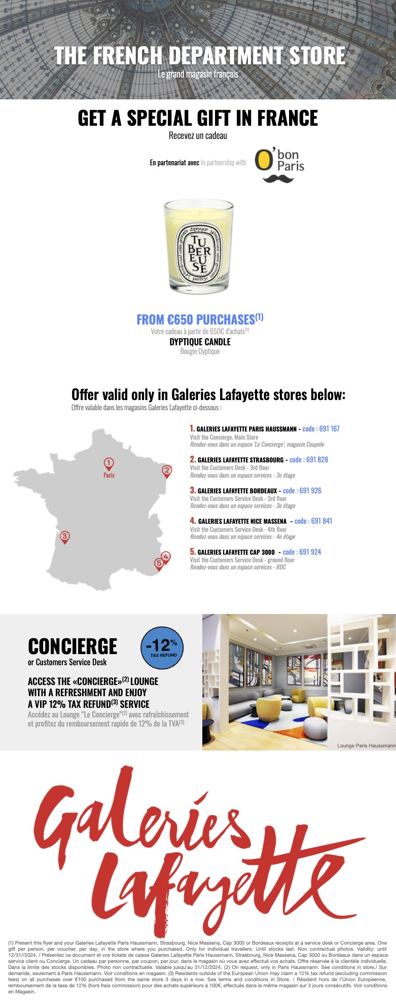 GALERIES LAFAYETTE PARIS DISCOUNT